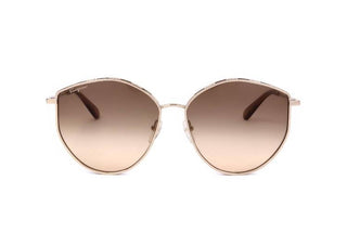 Salvatore Ferragamo SF264S women Gold Butterfly Sunglasses