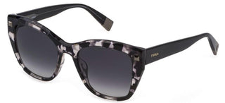 Furla SFU534 women Havana Squared Sunglasses