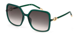 Furla SFU536 unisex Green Oversize Sunglasses