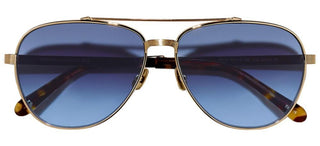 Moscot Shav Sun Unisex Gold Pilot Sunglasses