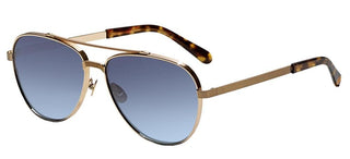 Moscot Shav Sun Unisex Gold Pilot Sunglasses