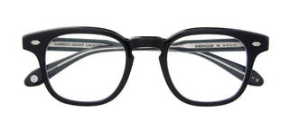 Garrett Leight SHERWOOD unisex Black Squared Eyeglasses