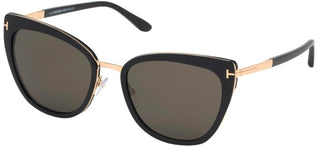 Tom Ford SIMONA FT 0717 unisex Black Cat Eye Sunglasses