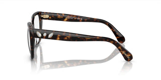 Swarovski Sk2008 Women Havana Squared Eyeglasses