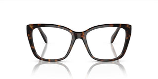 Swarovski Sk2008 Women Havana Squared Eyeglasses