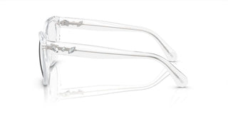 Swarovski Sk2008 Women Transparent Squared Eyeglasses