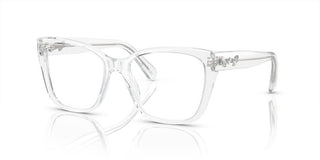 Swarovski Sk2008 Women Transparent Squared Eyeglasses