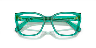 Swarovski Sk2008 Women Green Squared Eyeglasses