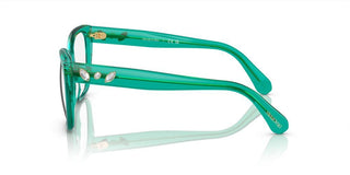 Swarovski Sk2008 Women Green Squared Eyeglasses