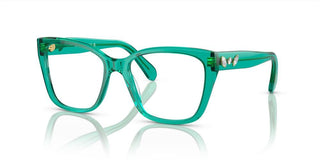 Swarovski Sk2008 Women Green Squared Eyeglasses