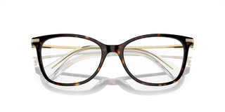 Swarovski Sk2010 Women Havana Geometric Eyeglasses