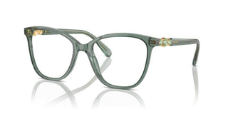 Swarovski SK2020 women Green Squared Eyeglasses