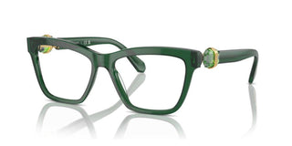 Swarovski SK2021 women Green Squared Eyeglasses