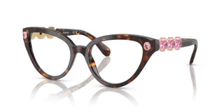 Swarovski Sk2028 Women Havana Cat Eye Eyeglasses