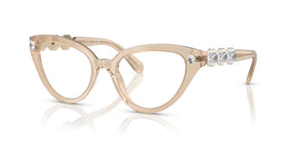 Swarovski Sk2028 Women Brown Cat Eye Eyeglasses