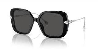 Swarovski Sk6011 Women Black Butterfly Sunglasses