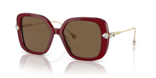 Swarovski Sk6011 Women Red Butterfly Sunglasses