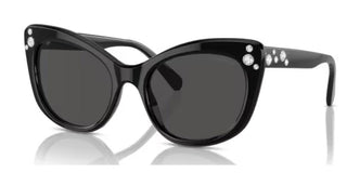 Swarovski SK6020 women Black Cat Eye Sunglasses