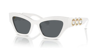 Swarovski SK6021 women White Cat Eye Sunglasses