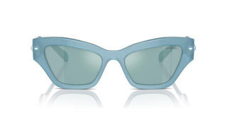 Swarovski SK6021 women Blue Cat Eye Sunglasses