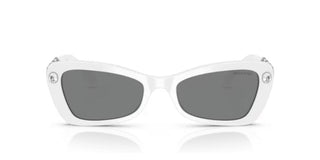 Swarovski SK6033 women White Cat Eye Sunglasses