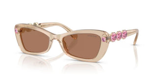 Swarovski SK6033 women Brown Cat Eye Sunglasses