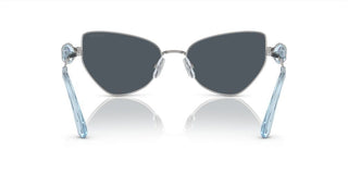 Swarovski Sk7003 Women Silver Cat Eye Sunglasses