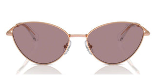 Swarovski Sk7014 Women Rose Gold Cat Eye Sunglasses