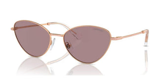 Swarovski Sk7014 Women Rose Gold Cat Eye Sunglasses