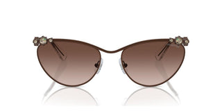 Swarovski SK7017 women Brown Cat Eye Sunglasses