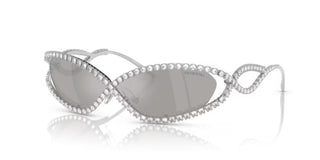 Swarovski SK7024 women Silver Geometric Sunglasses