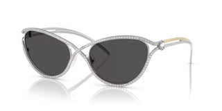 Swarovski SK7025 women Silver Geometric Sunglasses