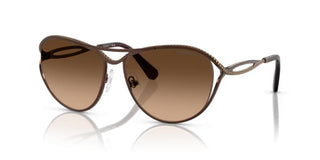 Swarovski SK7028 women Brown Geometric Sunglasses