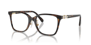 Swarovski SK 2026D women Havana Squared Eyeglasses