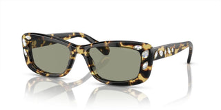 Swarovski SK 6008 women Havana Cat Eye Sunglasses