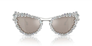 Swarovski SK 7011 women Silver Cat Eye Sunglasses