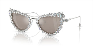 Swarovski SK 7011 women Silver Cat Eye Sunglasses