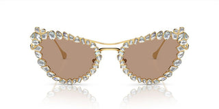 Swarovski SK 7011 women Gold Cat Eye Sunglasses