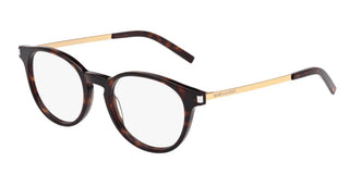 Saint Laurent Sl 25 Women Havana Round Eyeglasses