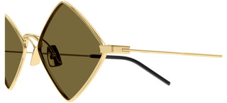 Saint Laurent SL 302 LISA unisex Gold Geometric Sunglasses