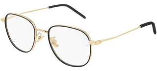 Saint Laurent Sl 362 Unisex Gold Geometric Eyeglasses