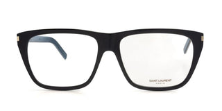 Saint Laurent Sl 434 Slim Unisex Black Geometric Eyeglasses