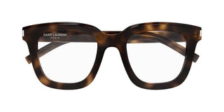 Saint Laurent SL 465 OPT unisex Havana Geometric Eyeglasses