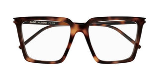 Saint Laurent SL 474 OPT women Havana Geometric Eyeglasses