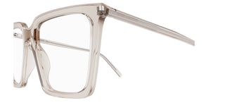 Saint Laurent SL 474 OPT women Grey Geometric Eyeglasses