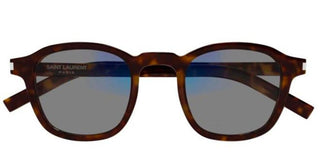 Saint Laurent SL 549 SLIM men Havana Geometric Sunglasses