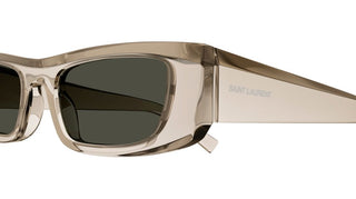 Saint Laurent SL 553 women Brown Geometric Sunglasses