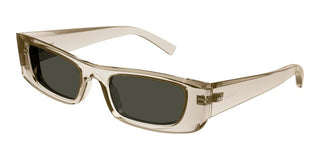 Saint Laurent SL 553 women Brown Geometric Sunglasses