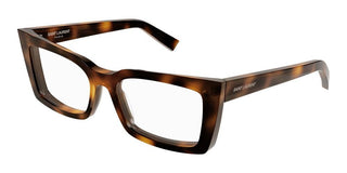 Saint Laurent SL 554 women Havana Geometric Eyeglasses