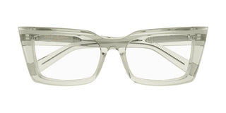 Saint Laurent SL 554 women Green Geometric Eyeglasses